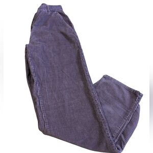 Vintage Woolrich Women’s Corduroy Pants Plum Purple Size 4 Straight Leg Y2K